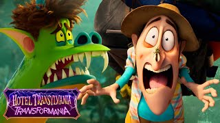 Everything Goes Wrong For Drac and Johnny In The Jungle  Hotel Transylvania Transformania [upl. by Kitchen]