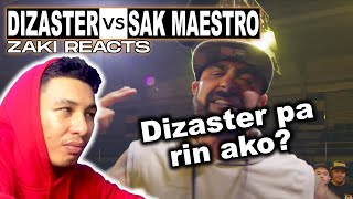 𝐙𝐚𝐤𝐢 𝐑𝐞𝐚𝐜𝐭𝐬  Sak Maestro vs Dizaster  Nagiba yung judging ko [upl. by Ahseinod]