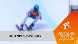 Womens slalom 2nd run  Alpine skiing  Sochi 2014 Paralympic Winter Games [upl. by Luap]