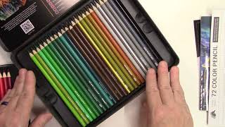 Review  MyArtScape 72 Color Oil Based Colored Pencils [upl. by Annat544]