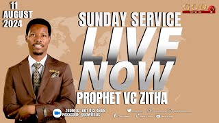 SUNDAY LIVE SERVICE WITH PROPHET VC ZITHA  11 AUGUST 2024 [upl. by Novla504]