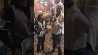 2017 CNFR Barrel Racing Champion Hailey Kinsel [upl. by Ayor46]