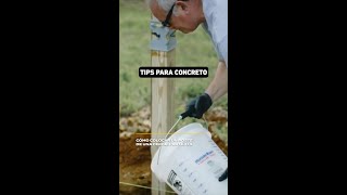 La forma más rápida de fijar postes para cercas y terrazas con concreto  Sakrete Pro Tips [upl. by Leaj]