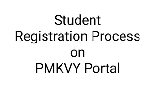 Student  Candidate Registration Process on PMKVY Portal [upl. by Ajax]