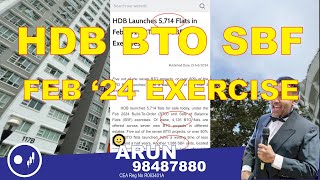 HDB BTO amp SBF Exercise Feb 2024 is on now Go register [upl. by Gunzburg241]