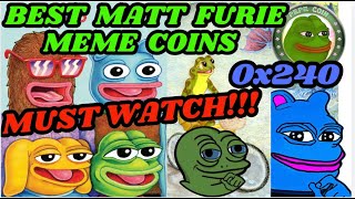 Matt Furie 100x Meme COINS [upl. by Lairbag230]