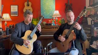 Prelude Op 11 No 4 Alexander Scriabin  Richard Larsen and Zhivko Nikolov guitars [upl. by Gujral]