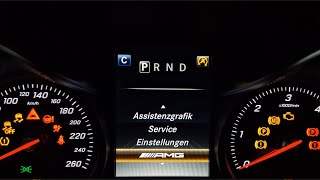 Mercedes C220d  AMG MENÜ  W205 S205 A205 C205  Öl Temperatur Getriebe  Tacho Codierung CKlasse [upl. by Nitza321]