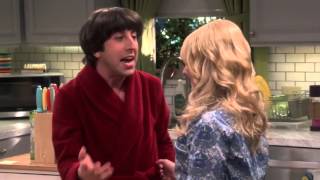 The Big Bang Theory  S09E16  Howards reaction to Bernadette pregnancy announcement [upl. by Kind850]