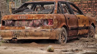 Fully restoration 1980 AUDI Q8 car abandoned for 30 years  Restoration Channel [upl. by Notgnirra]