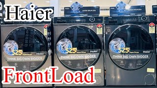 Haier  Frontload Fully Automatic  Washing Machine  2024 Model  525 Super Drum [upl. by Trub]