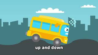 The wheels on the bus  Nursery Rhymes  Simple Songs For Kids [upl. by Assin]