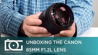 CANON EF 85mm f12 L II USM Prime Lens  Unboxing amp Review Video [upl. by Shantha]