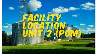 unit 2 facility location of production and operation management  bba bcommba commerce students [upl. by Alinoel877]