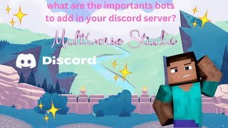 Finding good discord bots  part 2 of making a basic discord server [upl. by Eseret766]