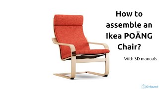 How to assemble an Ikea POÄNG Chair [upl. by Sanger]