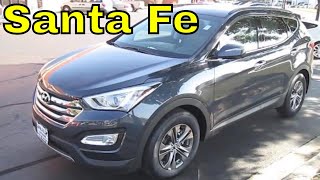 2013 HYUNDAI SANTA FE Sport Review Start Up Engine [upl. by Itsur]