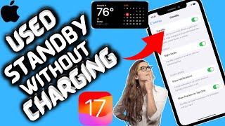 How To Use Standby Without Charging iOS 17  How To Use Standby Mode Without Charging iPhone 2023 [upl. by Atimed]