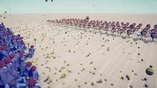 PEA SHOOTER Army vs 1000 Halflings TABS Mod Totally Accurate Battle Simulator [upl. by Neih]