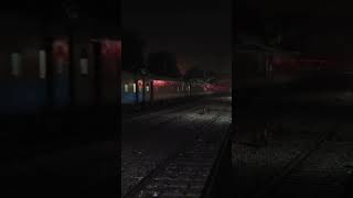 🔥Shree Shakti brutal skip ganaur station 🔥indianrailways railfans northernrailway irctc [upl. by Etolas]