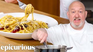 The Best Pasta Carbonara Youll Ever Make RestaurantQuality  Epicurious 101 [upl. by Inor]