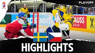 Highlights  Sweden vs Czechia  2024 MensWorlds [upl. by Polloch]