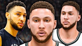 I Played Ben Simmons Career To Save Him 99 Potential [upl. by Darb]