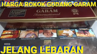 info harga rokok gudang garam menjelang lebaran [upl. by Enitsugua]