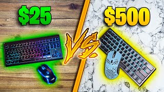 BROKE vs PRO Gaming Keyboard and Mouse  WORTH IT [upl. by Durnan]