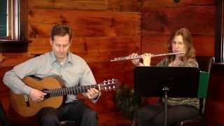 Gymnopedie No 1 Erik Satie  flute amp guitar  Lois Herbine amp Pete Smyser [upl. by Ahsenyt]