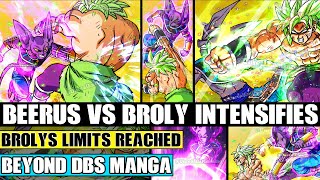 Beyond Dragon Ball Super Full Power Broly Vs Beerus Intensifies Brolys Limits Reached In Battle [upl. by Yenahpets660]