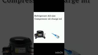 compressor oil change  frige compressor oil change refrigerator frige ac frige [upl. by Asina317]