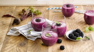 Alpro Recipe  The berry coconut smoothie [upl. by Nicolas160]