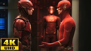 DCEU Barry Allen meets The Flash 4K Ultra HD  Crisis On Infinite Earths Scene [upl. by Hiram]