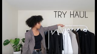 Try haul  Styling Zara edition [upl. by Suertemed]