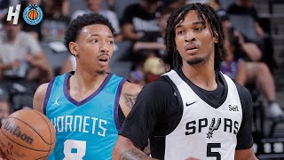 Charlotte Hornets vs San Antonio Spurs  FULL Game Highlights  2024 California Classic [upl. by Nniw]