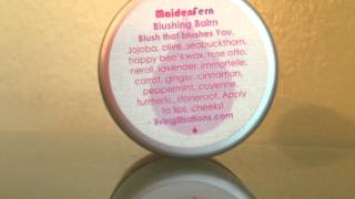 Living Libations Review Maidenfern blushing balm [upl. by Enajaras]