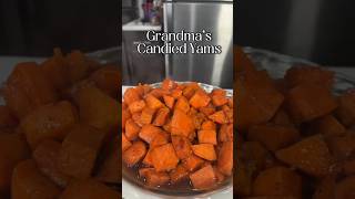 IRRESISTIBLE CANDIED YAMS RECIPE  HOW TO MAKE THE BEST SWEET AND BUTTERY SIDE DISH Shorts [upl. by Olav]