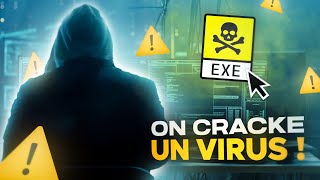 On cracke un VIRUS EXE indétectable qui infecte votre PC Niveau Débutant FR [upl. by Htenaj]