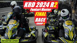 KRD 2024 R2 Funkart Master  FINAL Race Group A  RUD Karting Sepang  Chaotic Start [upl. by Virgilia]