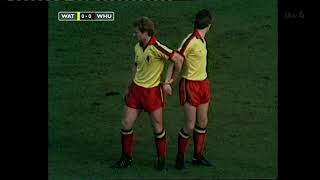 19810228 Big Match Revisited Watford v West Ham Utd Sheffield United v Huddersfield Norwich City v [upl. by Doownil]