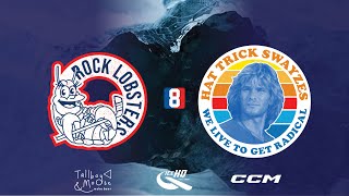 Rock Lobsters vs Hat Trick Swayzes  Div 8  11th August  IceHQ Beer League ice hockey [upl. by Rockwood]