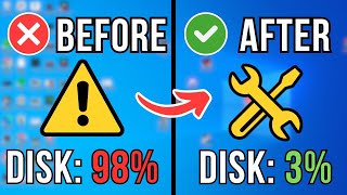 How To Fix High Disk Usage In Windows 1011  Full Tutorial [upl. by Enilarac670]