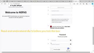 HOW TO CREATE NSFAS PROFILE EASY STEPS [upl. by Esilec]