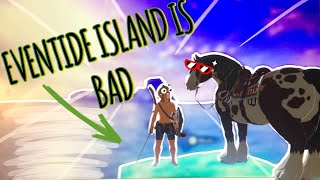 TAKING MY HORSE TO EVENTIDE ISLAND IN BOTW [upl. by Ewan]