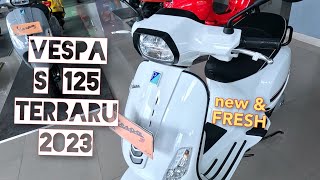 New VESPA s 125 Putih 2023  Vespa s 125 Terbaru 2023 ‼️ [upl. by Frayne]