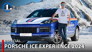 PORSCHE ICE EXPERIENCE 2024 deportivos sobre nieve y hielo en circuito [upl. by Ecinrahs]