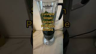 Refreshing Pineapple Ginger Spinach Smoothie with Chia amp Turmenic  Healthy Detox Recipe [upl. by Lower]