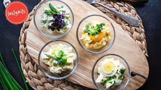 Das beste Eiersalat Rezept  3 verschiedene Variationen [upl. by Siusan156]