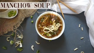 Veg Manchow Soup Recipe  वेज मंचोव सूप [upl. by Knutson761]